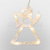 Фигура светодиодная "Ангелок" на присоске с подвесом, теплый белый, SL501-015