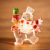 Фигура светодиодная на присоске "Снеговик с подарком", RGB, SL501-022