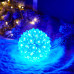 Шар светодиодный 220V, диаметр 12 см, 50 светодиодов, цвет синий, SL501-602